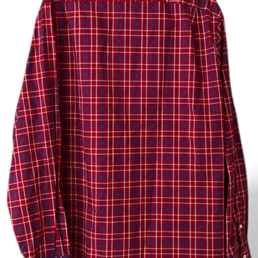 Nautica Men's Red and Blue Plaid Button Down Shirts/NWT/XXL - Picture 5 of 11